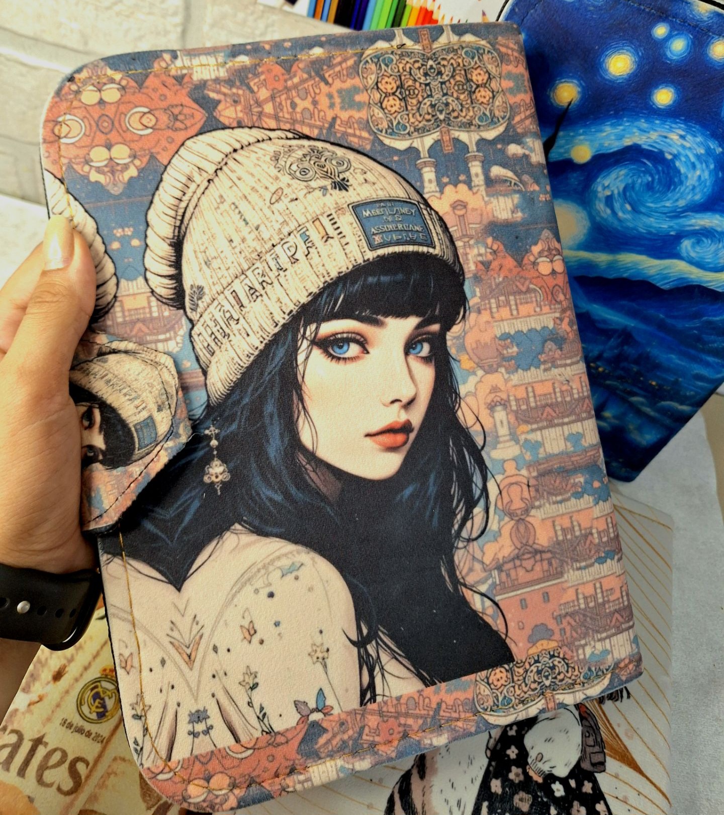 کلاسور مخمل قفل فلز A4✨️📒 بدون برگه 🍃
