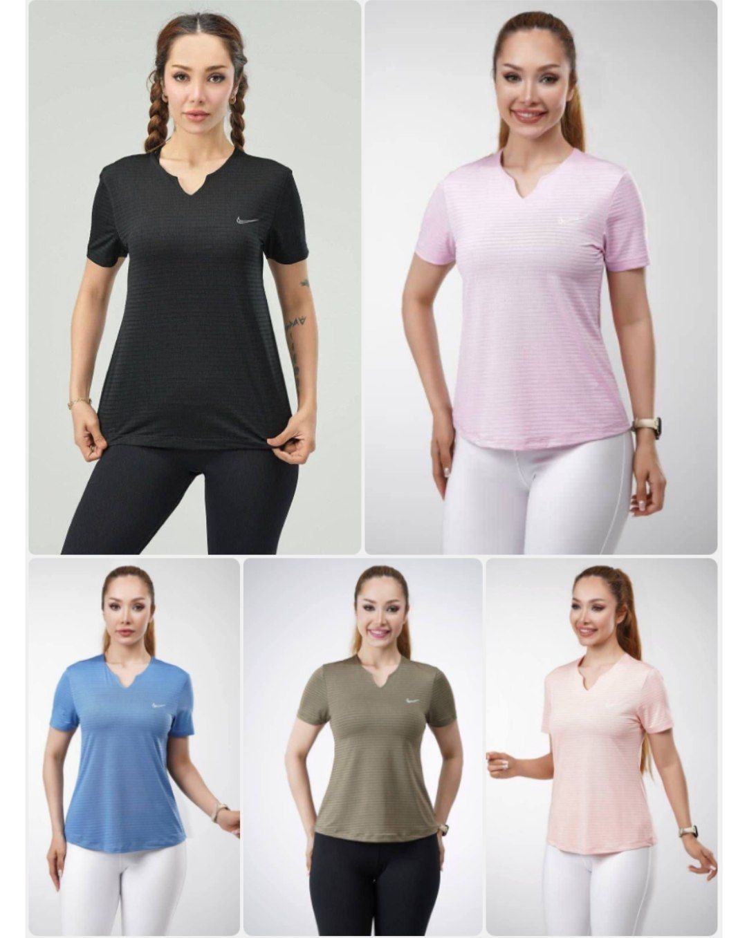 تیشرت یقه دلبری پارچه یوتاپ سایزبندی L.XL.2XL رنگ بندی دارد