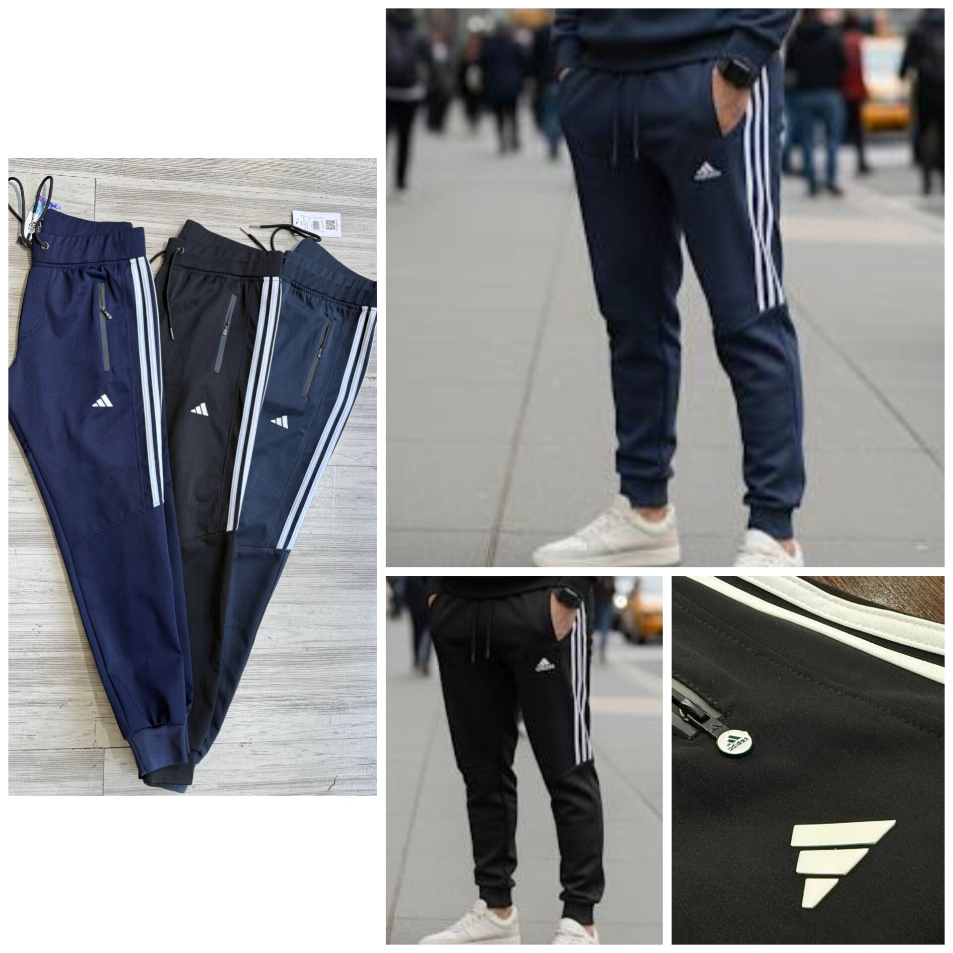 : اسلش دمپاکش سه نوار آدیداس👕  پارچه قواسی درجه یک