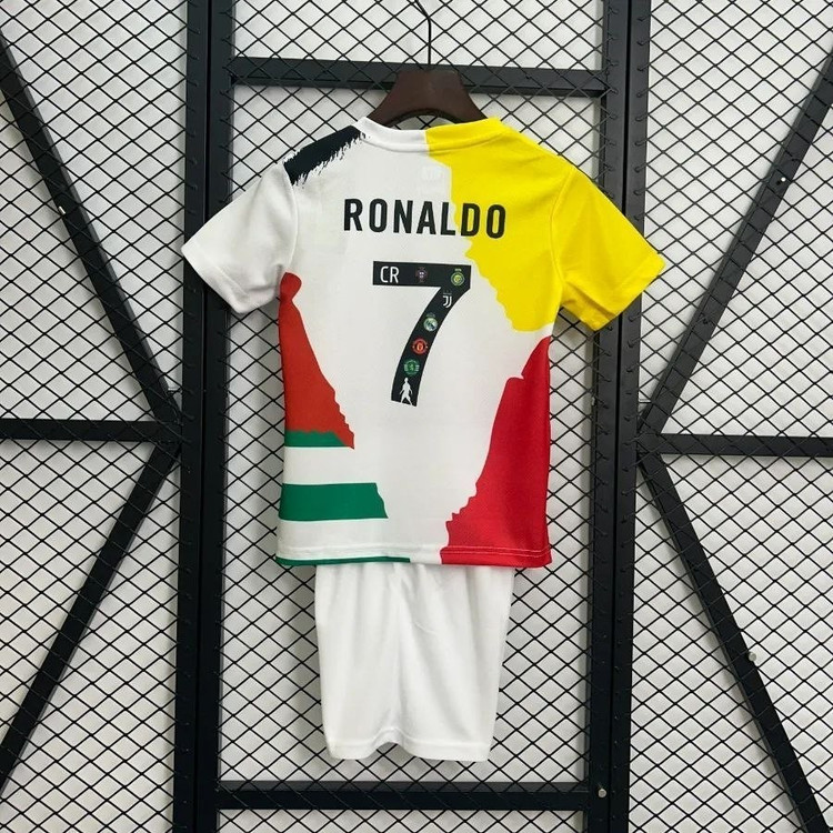 لباس ورزشی منتخب رونالدو پسرانه و مردانه پیراهن شورت