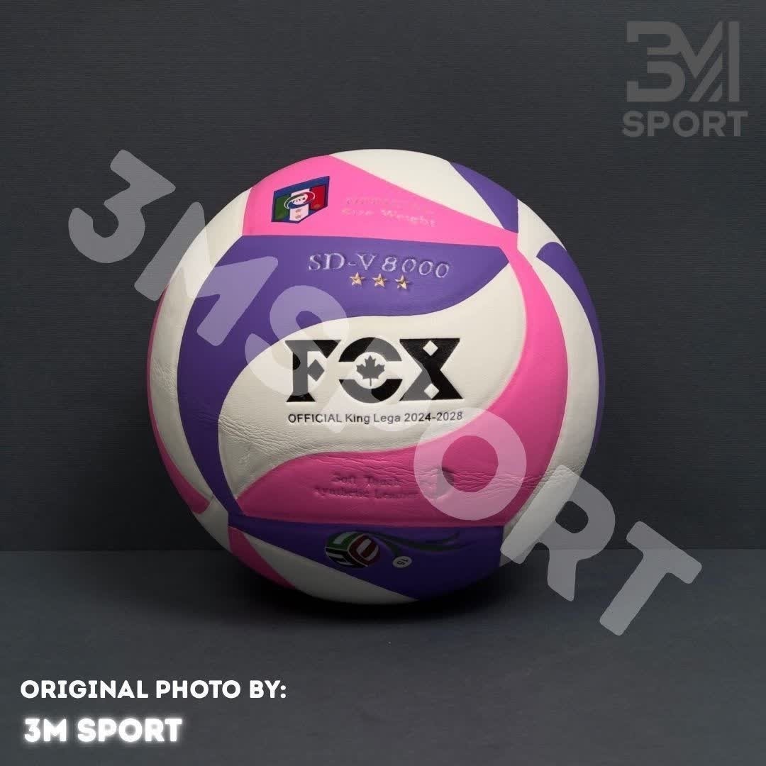 توپ والیبال فوکس fox v8000 با رویه بسیار نرم