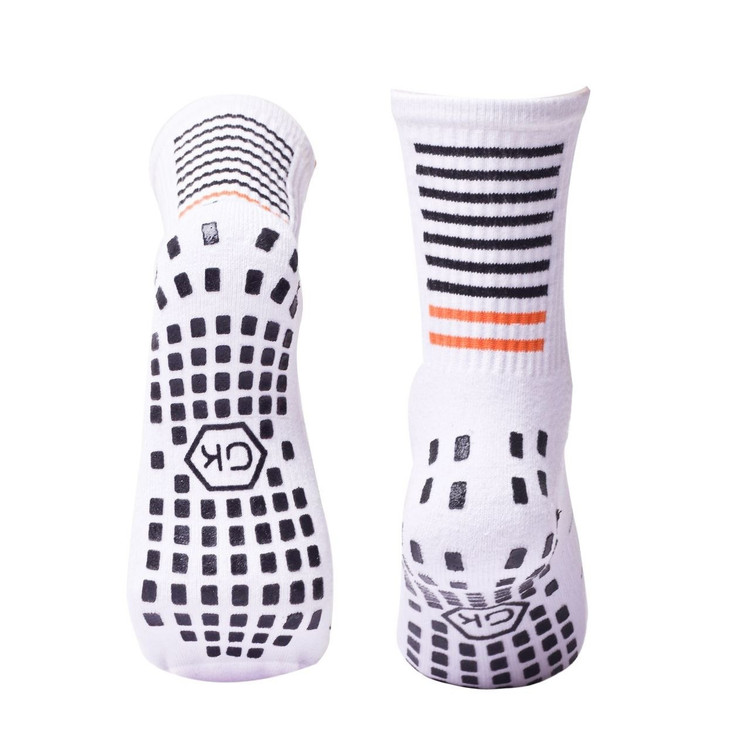 جوراب استپدار ورزشی Gk جوراب ترمز دار سفید