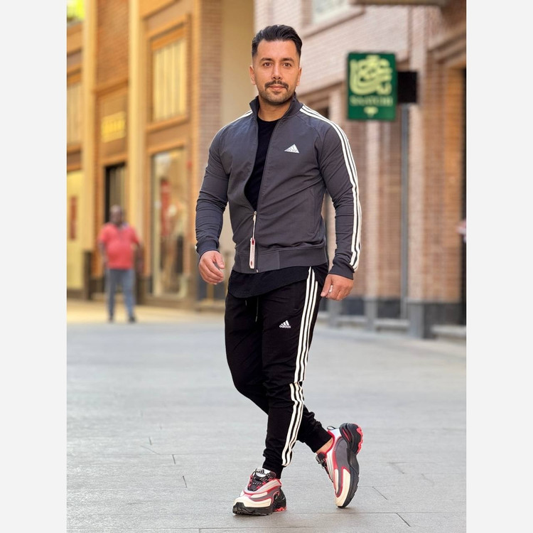 ست سویشرت شلوار آدیداس ورزشی دمپا کش
